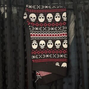 Torrid Skull Patterned Sweater Leggings